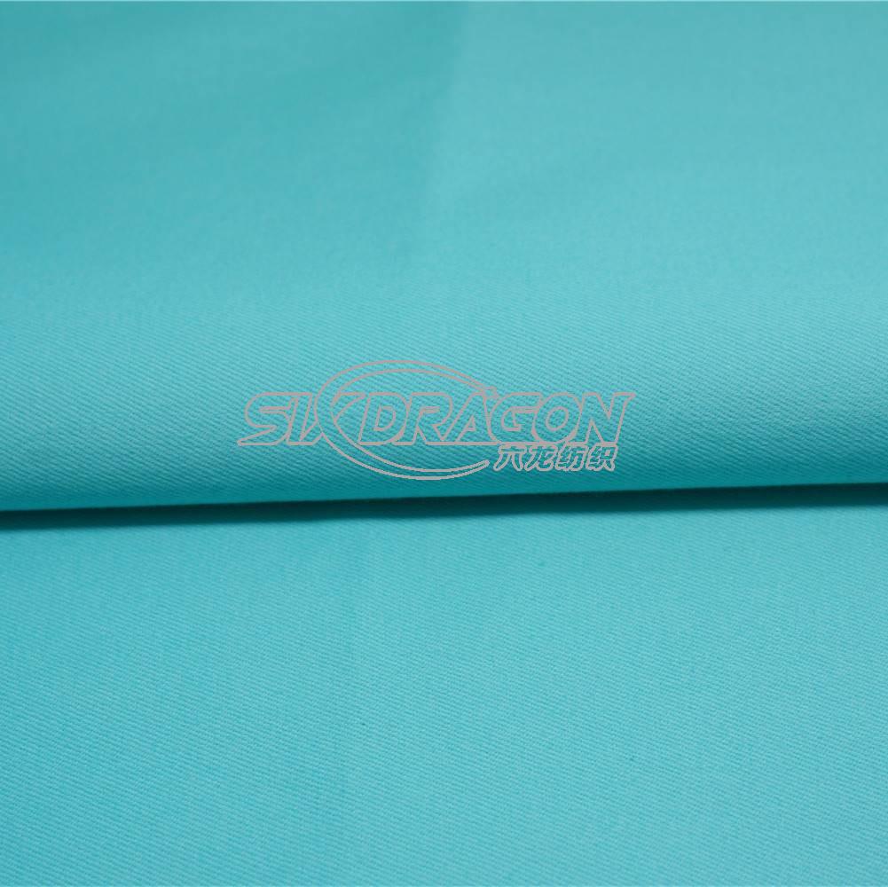 60C 40T cotton poly twill fabric with strtech manufacturer