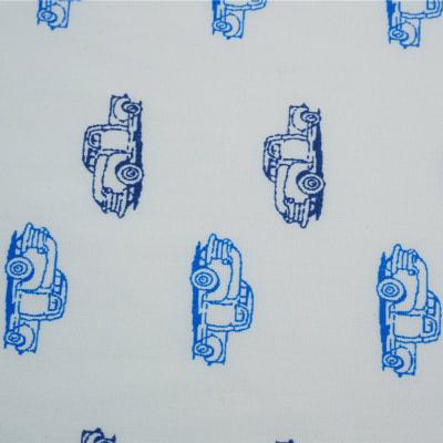 Cotton polyester blend printed shirt fabric wholesaler