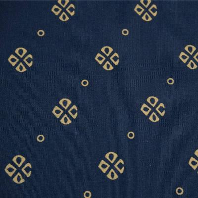 Printed polycotton fabric for men's shirts making