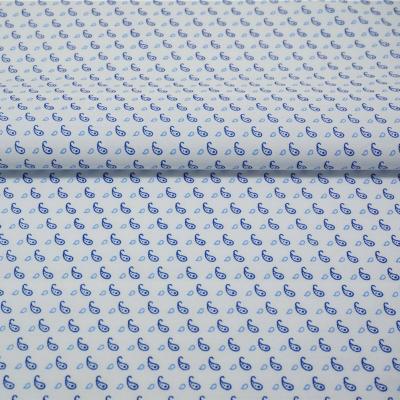 Iron free printed cotton poplin shirting material