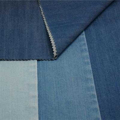 indigo cotton spandex denim woven fabric