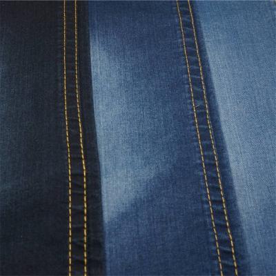 cotton polyester stretch slub twill denim