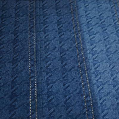 cvc sp embossed denim woven fabric