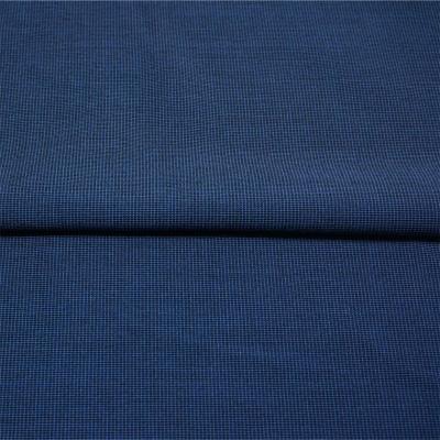 Poly rayon stretch suiting fabric in plain weave poplin