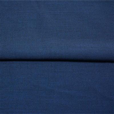 Poly rayon stretch suiting fabric in plain weave poplin