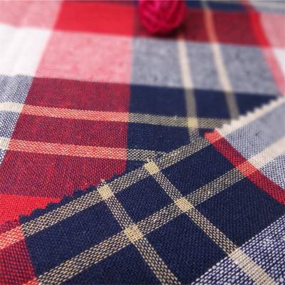 yarn dyed check fabric ready goods