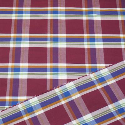 cotton yarn dyed poplin for casual shirts