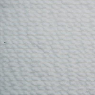 cotton stretch yarn dyed crepe woven fabric