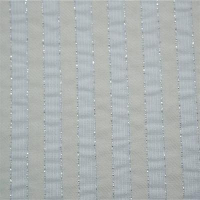 Cotton yarn dyed lurex Seersucker fabric