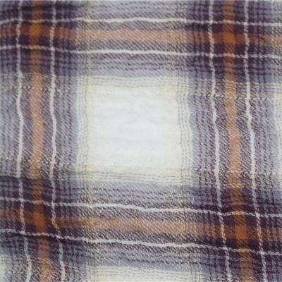 cotton spandex yarn dyed crepe fabric