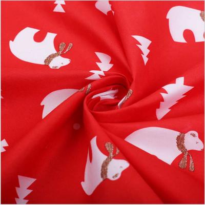 100% polyester printed brushed polyester fabric