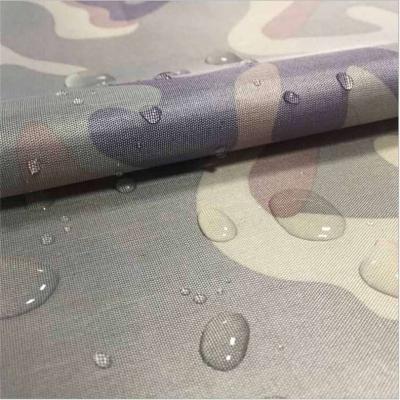 Pvc polyester plastic coated fabric in camouflage