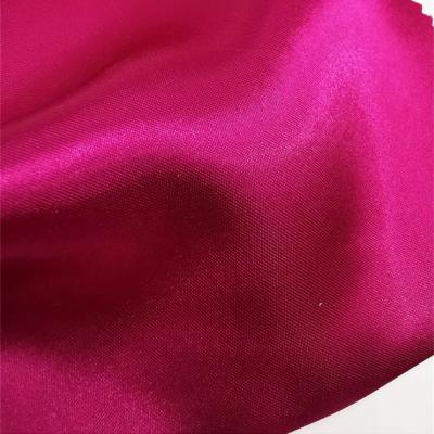 Polyetser spandex satin sleepwear fabric