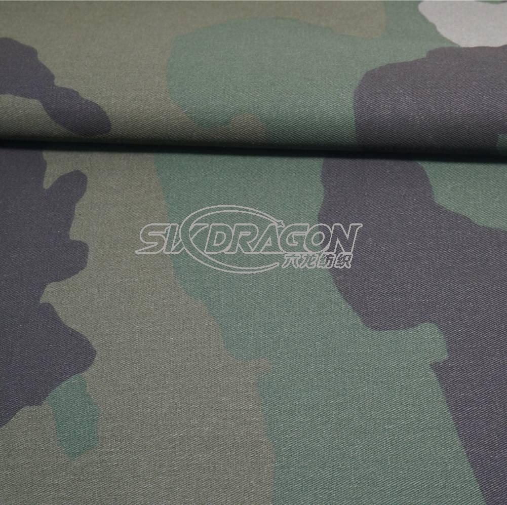 camouflage cotton fabric