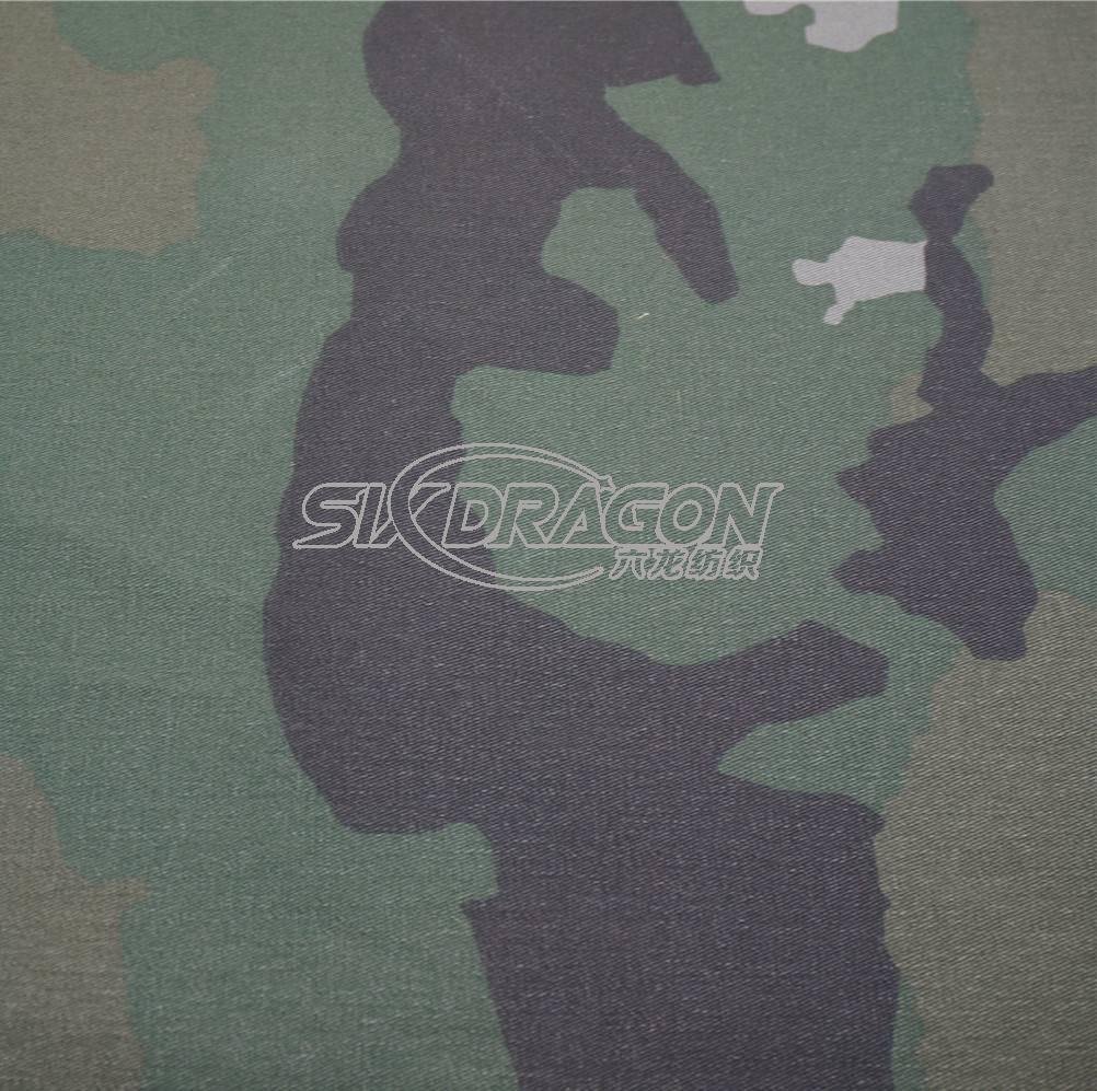 camouflage cotton fabric