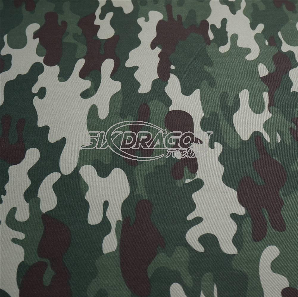 cotton camo fabric