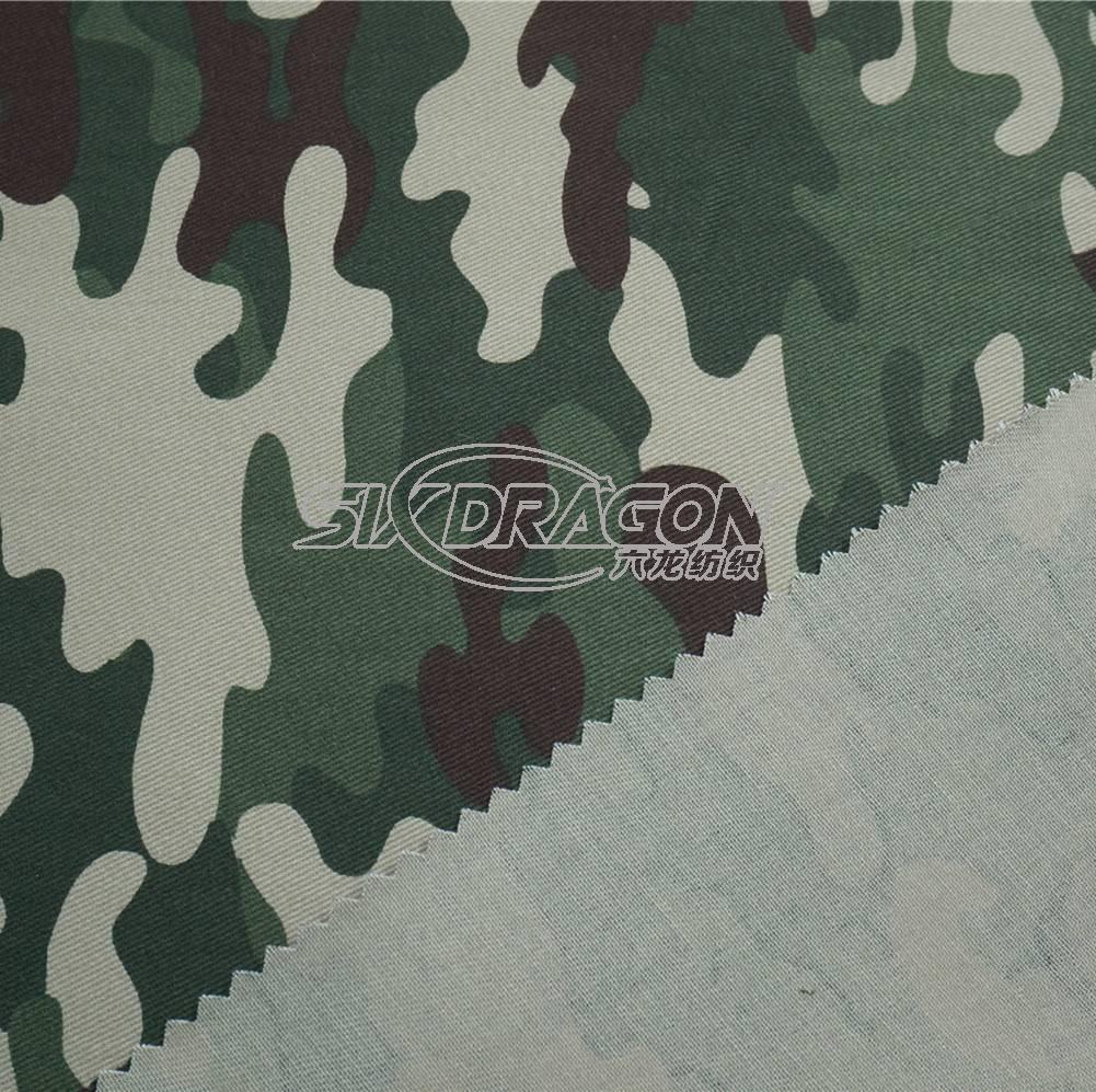 cotton camo fabric