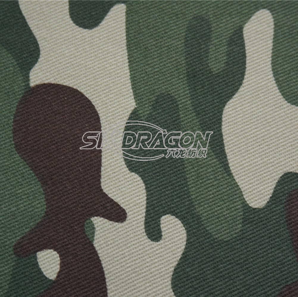 cotton camo fabric