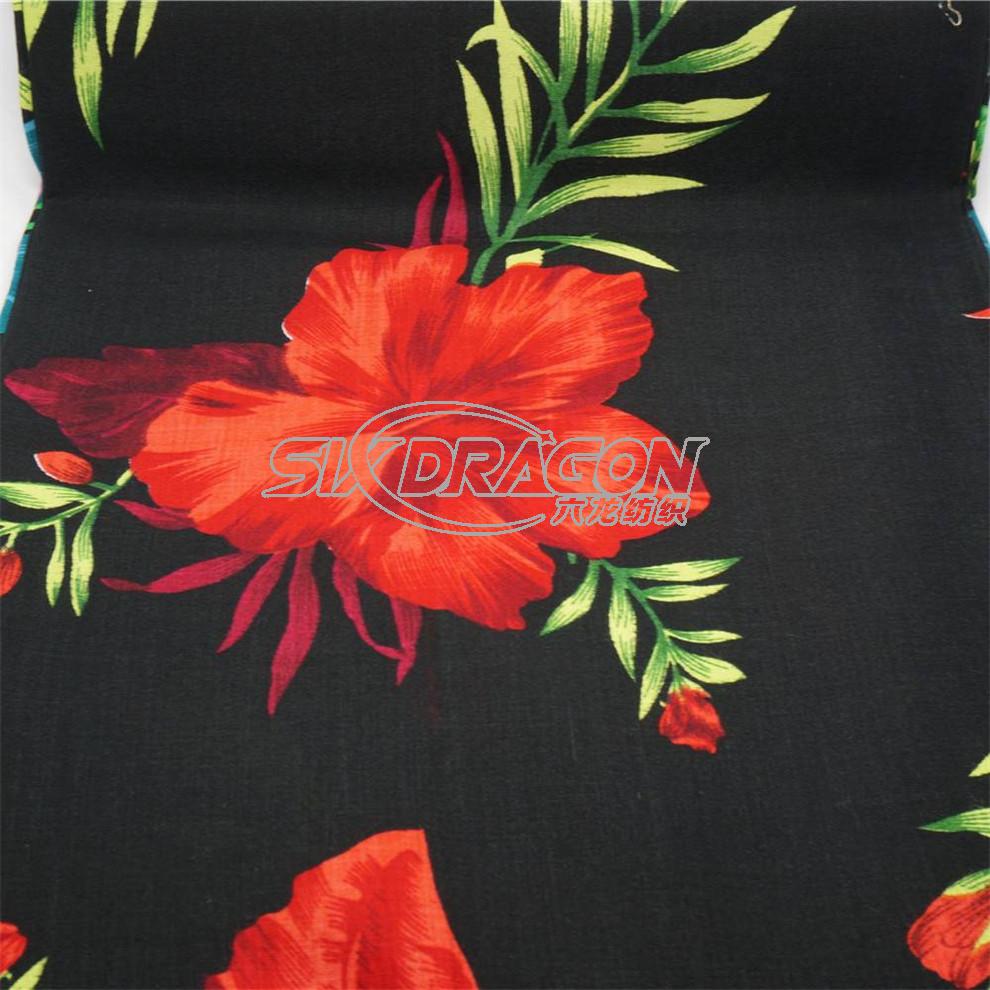 printed viscose material