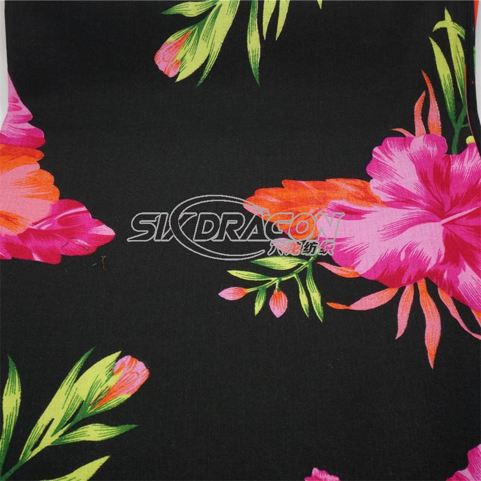 printed viscose material