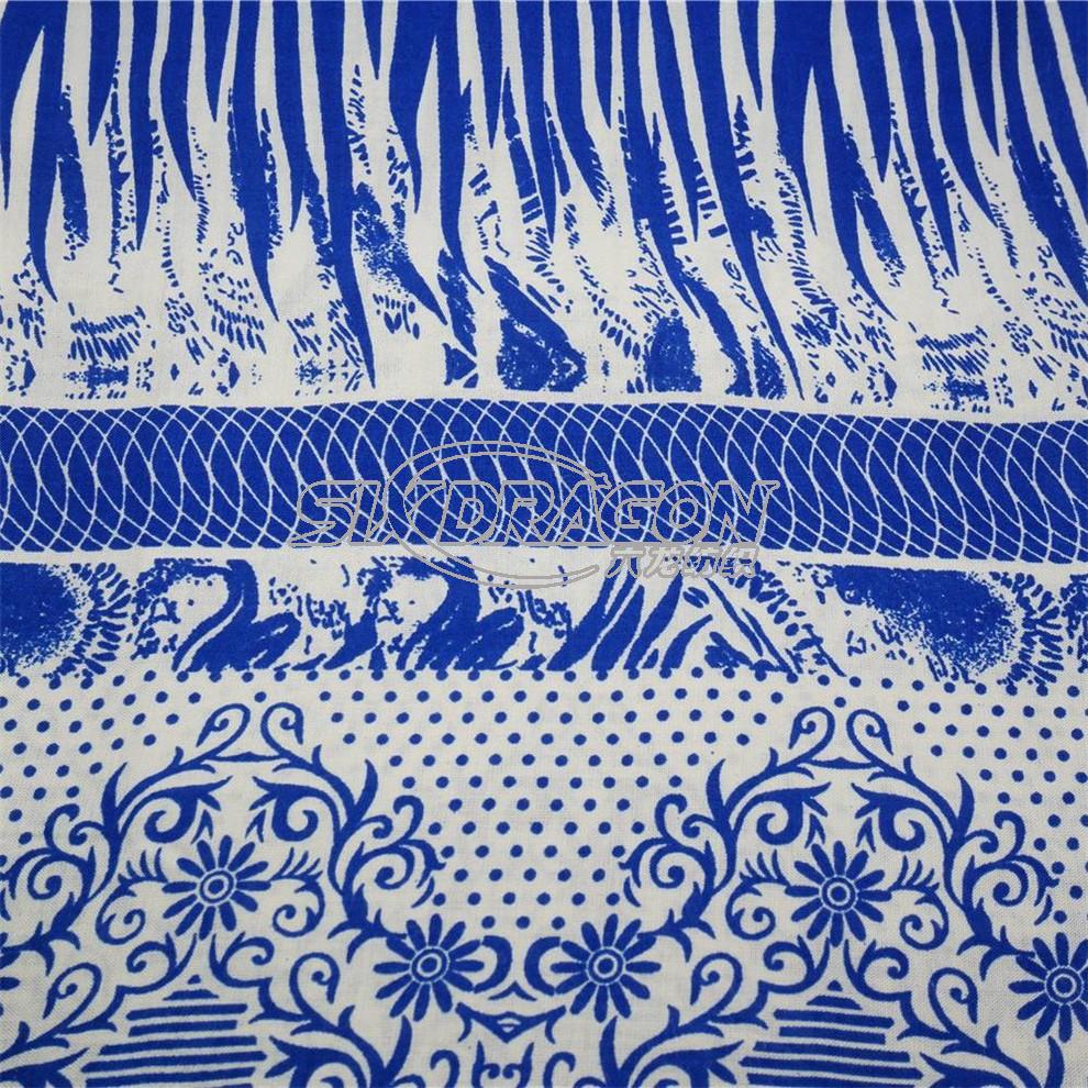 printed rayon challis fabric