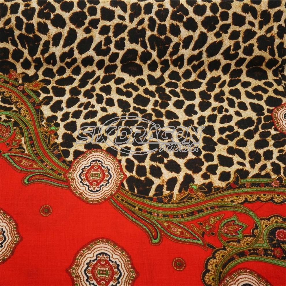 leopard print rayon fabric